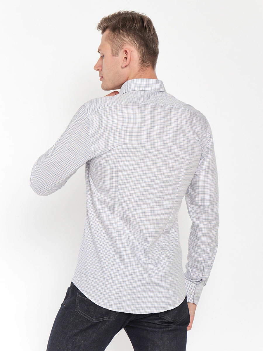 Полуприлегающая рубашка в клетку таттерсолл Slim fit